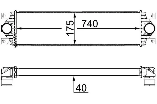 Turbo Radyatörü  Opel Movano (1998->)  MAHLE CI 19 000S