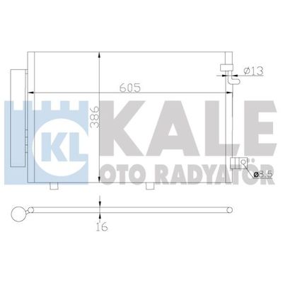 Klima Radyatörü  Ford Focus S.Wagon (CB8)(2010->)  KALE 342890