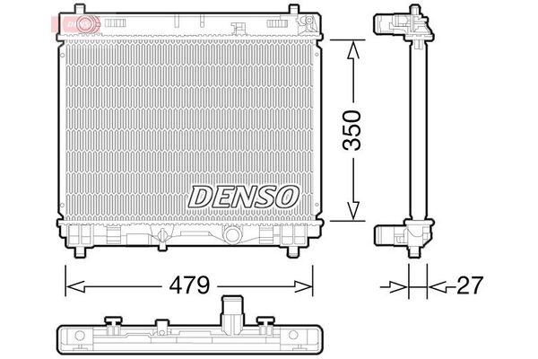 Su Radyatörü  DENSO DRM50058