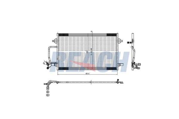 Klima Radyatörü  Audi S8 (D2)(08.1996->)  VALEO 814030