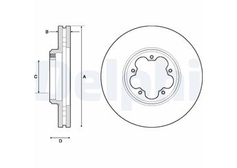 Fren Disk Ayna Ön Sağ ve Sol DELPHI BG9150  1763885 1842994 1867728 2110008 2110010 2256036 BK211125B1D BK211125BB BK211125BC BK211125BD BK211125CA BK211125CB