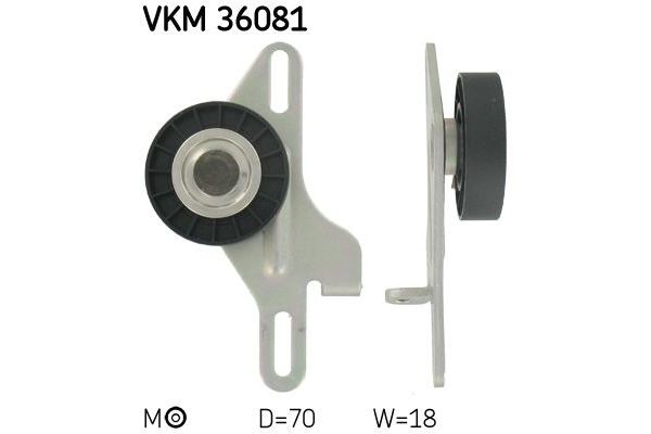 Vantilatör Kayış Gergi Rulmanı  SKF VKM 36081