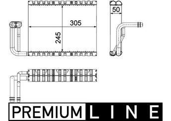 Kalorifer Radyatörü  MAHLE AE 88 000P  9163331 64119163331 64119237501 64119383678 9 163 331 9237501 9 237 501 9383678 64 11 9 163 331 64 11 9 237 501