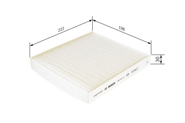 Polen Filtresi  MG Rover Rover 400 (RT)(1995->)  BOSCH 1 987 432 121