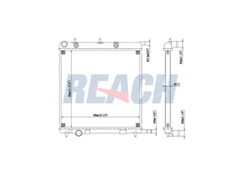 Su Radyatörü  ORİS 1615-4811A  1330C2 1330C0 1330C1 1330E5 1330E6 1330J2 1330N6 1330Q0 1330Q5 1330S1 1330V4 1330W8 1331C0 1331TS 1331TT 1331TV 133365 133395 9638520280 9638520480