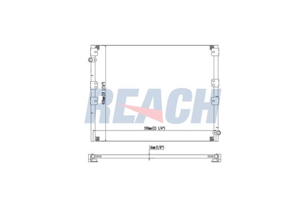 Klima Radyatörü  Toyota Land Cruiser (J9)(1996->)  VALEO 814176