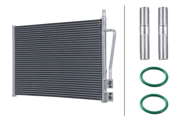 Klima Radyatörü  Mazda 2 Sedan (DY)(03.2003->)  HELLA 8FC 366 220-331