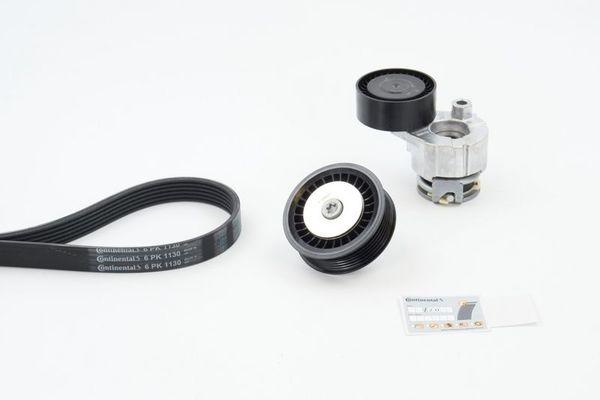 Vantilatör Kayış Seti  Nissan Micra (K14)(01.2017->)  CONTINENTAL 6PK1130K2