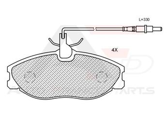 Fren Disk Balata Ön MANDO MBF015775  MBF015775 1617254180 425144 4251 44 425132 4251.32 425143 4251.43 4251.44 425160 4251.60 425206 4252.06 E172058 E 172 058 E172522 E 172 522 E172042 E172116 E172554 4251 32 4251 43 4251 60 4252 06