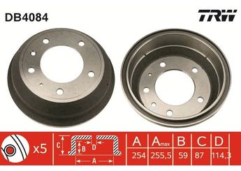 Kampana Arka Sağ veya Sol TRW DB4084  571039 591024 591039 SANTANA591039