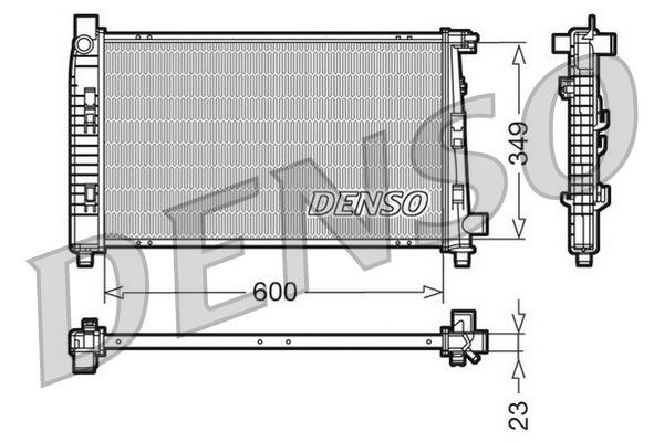 Su Radyatörü  DENSO DRM17100