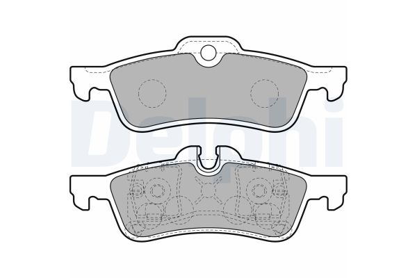 Fren Disk Balata Arka MINI Mini (R50,R53)(2001->)  DELPHI LP1912