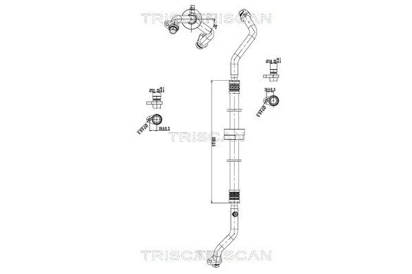 Klima Hortumu  RENAULT ORJINAL 924809444R