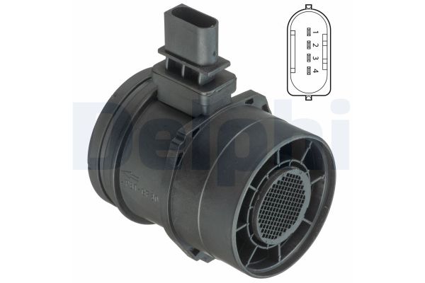 Hava Debimetresi  Mercedes Viano 4 Matıc (639)(06.2006->)  DELPHI AF10394-12B1