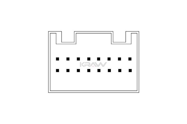 Cam Açma Düğmesi Ön Sol MCAR AN-3416