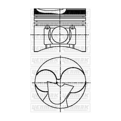 Piston  YENMAK 4439-STD-TPR