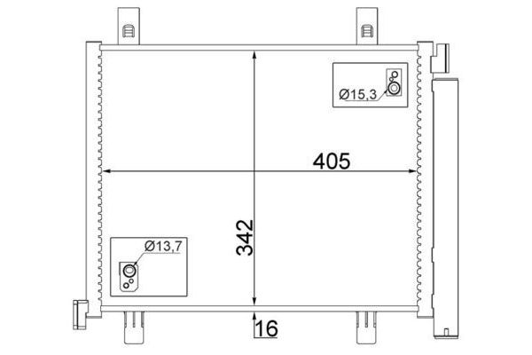 Klima Radyatörü  Seat Mii Elektrik (KE1)(09.2019->)  MAHLE AC 747 000S