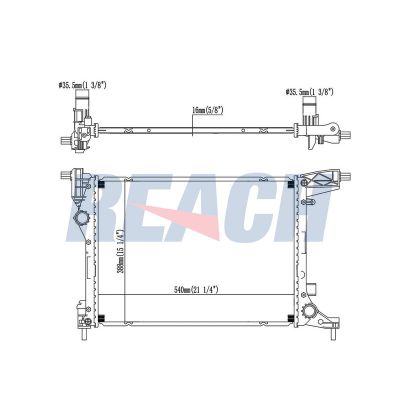 Su Radyatörü  Fiat Egea (357) HB / CROSS (2016->)  MGA 80679
