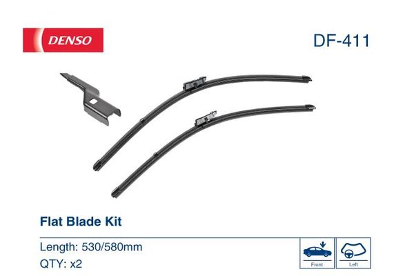 Silecek Süpürgesi Ön  580/530 mm - 23/21 inç SILBAK SB2321C2