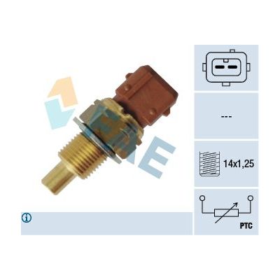 Hararet Müşürü  Peugeot 206 (08.1998->)  OEP 133866