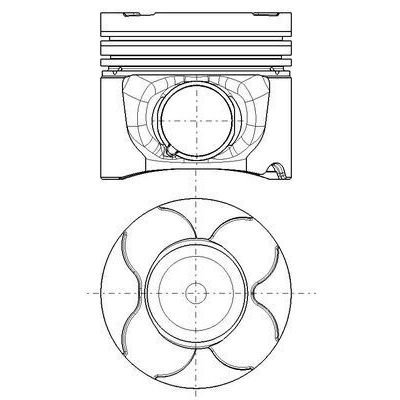 Piston (81.00MM-STD)  YENMAK 31-30074-000