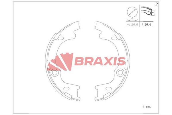 El Fren Balatası  BRAXIS AC0112
