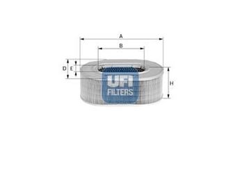 Hava Filtresi  UFI 27.580.00  MD603832 MD607648