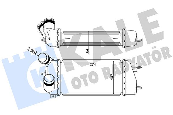 Turbo Radyatörü  KALE 344100