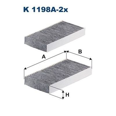 Polen Filtresi  Honda Stream (RN1/3)(01.2001->)  FILTRON K 1198A-2x