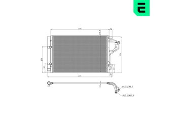 Klima Radyatörü  ERA 667317  97606A6100 976063X000 97606A6000 976061M102
