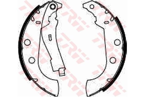 Fren Pabuçlu Balata Arka Peugeot 405 (07.1987->)  RECOVER 18081