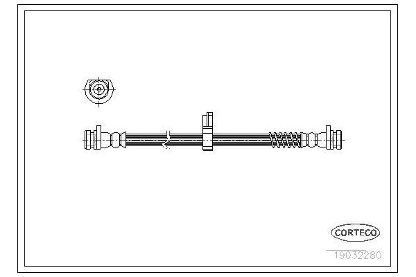Fren Hortumu Arka Sağ veya Sol CORTECO 19032280