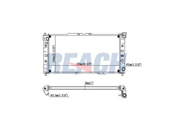 Su Radyatörü  RADISEN RR 62382  BPL515200 BPD715200C BPL715200X BPH515200 BPH5-15-200 BPH515200A BPH5-15-200A BPL715200 BPL7-15-200 K80215202