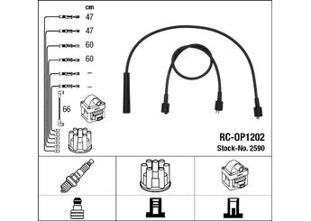 Buji Kablosu  NGK 2590  1612434 16 12 434
