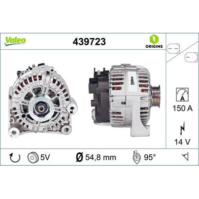 Alternatör  VALEO 439723