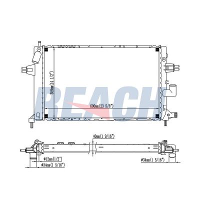 Su Radyatörü  Opel Astra G 4/5 Kapı (1998->)  OPEL ORJINAL 95508723