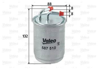 Yakıt Filtresi  VALEO 587510  6Q0127401F 6Q0127400F 5Z0127401