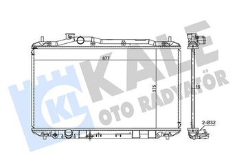 Su Radyatörü  KALE 384200  17117635620 19010RSAG01 19010RSPG01