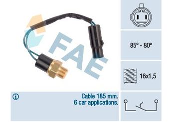 Fan Müşürü  FAE 36610  2536024000 94116917 94411169 94411494 2536021100 25360-21100 2536021110 25360-21110 2536021200 25360-21200 2536021201 25360-21201 2536021301 25360-21301 25360-24000 2536024050 25360-24050 2536028000 25360-28000 2536032100 25360-32100 8941169170 8-94116917-0 8944114940 8-94411494-0 8944114941 8-94411494-1 TS157 TS-157 TS289 TS-289