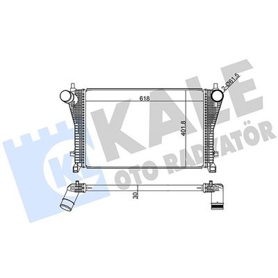 Turbo Radyatörü  Cupra Ateca (KH7)(09.2018->)  KALE 352405