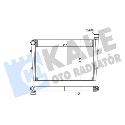 Turbo Radyatörü  KALE 283300