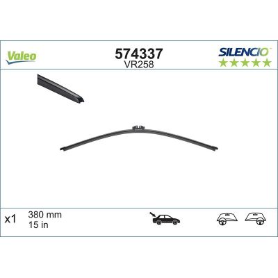 Silecek Süpürgesi Arka  380 mm - 15 inç Volvo XC60 (04.2008->)  VALEO 574337