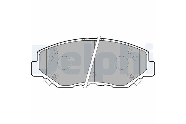 Fren Disk Balata Ön Honda Civic HB (FK)(01.2017->)  DELPHI LP1806