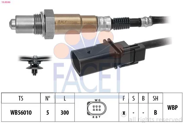 Oksijen (Lambda) Sensörü  Opel Mokka (2012->)  ZEGEN ZLS1131