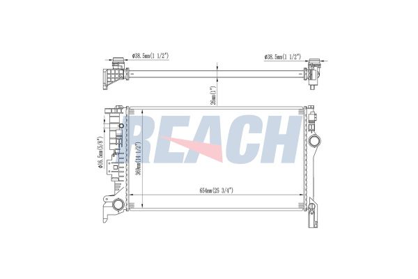 Su Radyatörü  Volvo S90 Sedan (03.2016->)  ORİS BOP104016