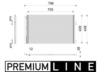 Klima Radyatörü  MAHLE AC 1200 000P  921001261R 921002166R