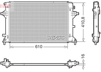 Su Radyatörü  DENSO DRM41038  DRM41038 25310G7000