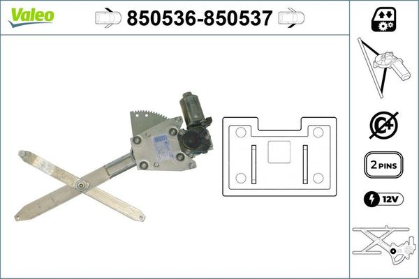 Cam Krikosu Ön Sol VALEO 850536