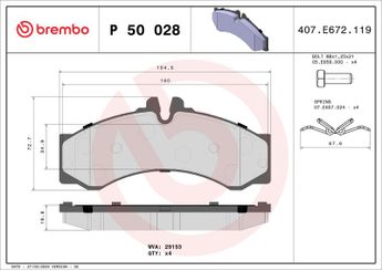Fren Disk Balata Ön veya Arka BREMBO P 50 028  44202420 2D0698151A 2D0698151B 5103556AC 05103556AC 5103556AE 05103556AE 4237110 0004237110 24204120 0024204120 24204220 0024204220 34201720 0034201720 44201520 0044201520 0044202420 442024200010 00442024200010 44202420010 0044202420010 44202620 0044202620 54208620 0054208620 84204620 0084204620 84204920 0084204920 9004200400 9004200520 9024210110 A0004237110 A0024204120 A0024204220 A0034201720 A0044201520 A0044202420 A00442024200010 A0044202420010 A0044202620 A0054208620 A0084204620 A0084204920 A9004200400 A9004200520 A9024210110