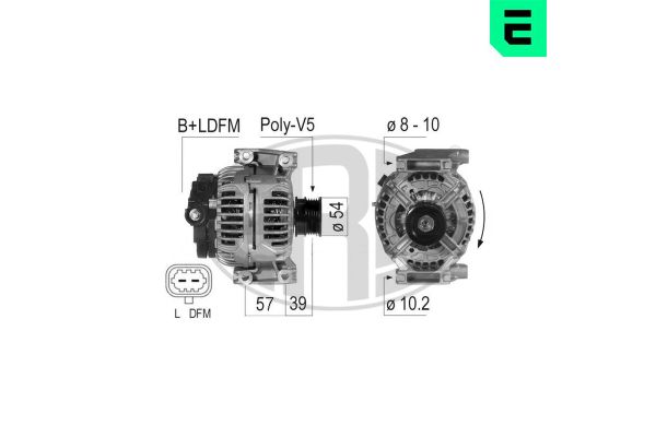 Alternatör  Opel Vectra B 4/5 Kapı (1995->)  ERA 210724A